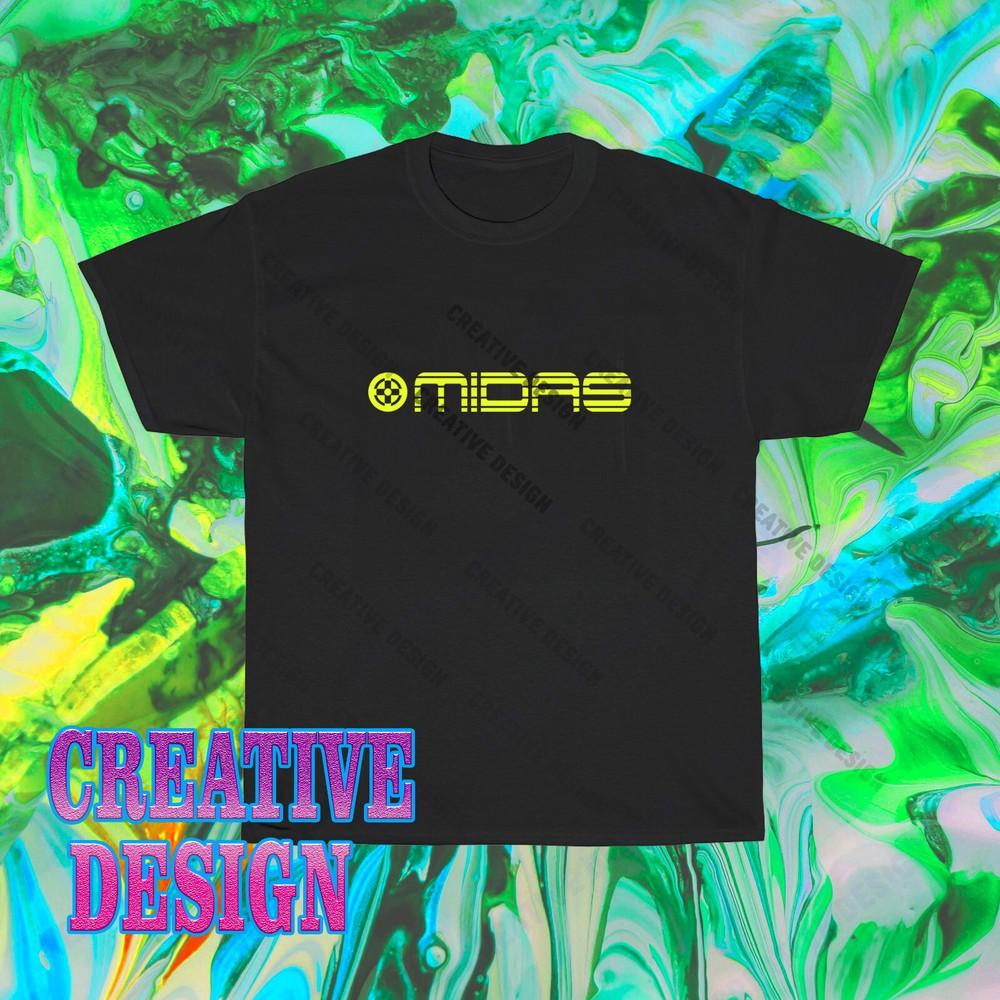 

Brand New Midas Audio Visual Logo T-Shirt Funny Size S to 5XL XL
