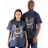 Guns N' Roses Faded Skull T-Shirt Blue New Unisex T-Shirt