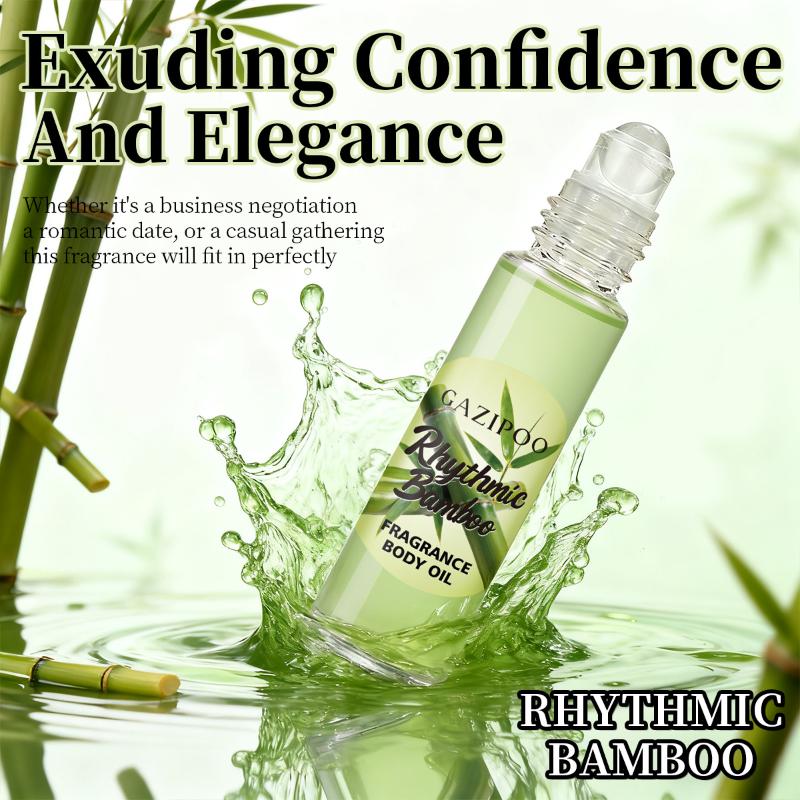 GAZIPOO Bamboo Roll-on Fragrance Men s And Women s Fragrance Oil Dating Fresh Niche Long-lasting Fragrance onesize