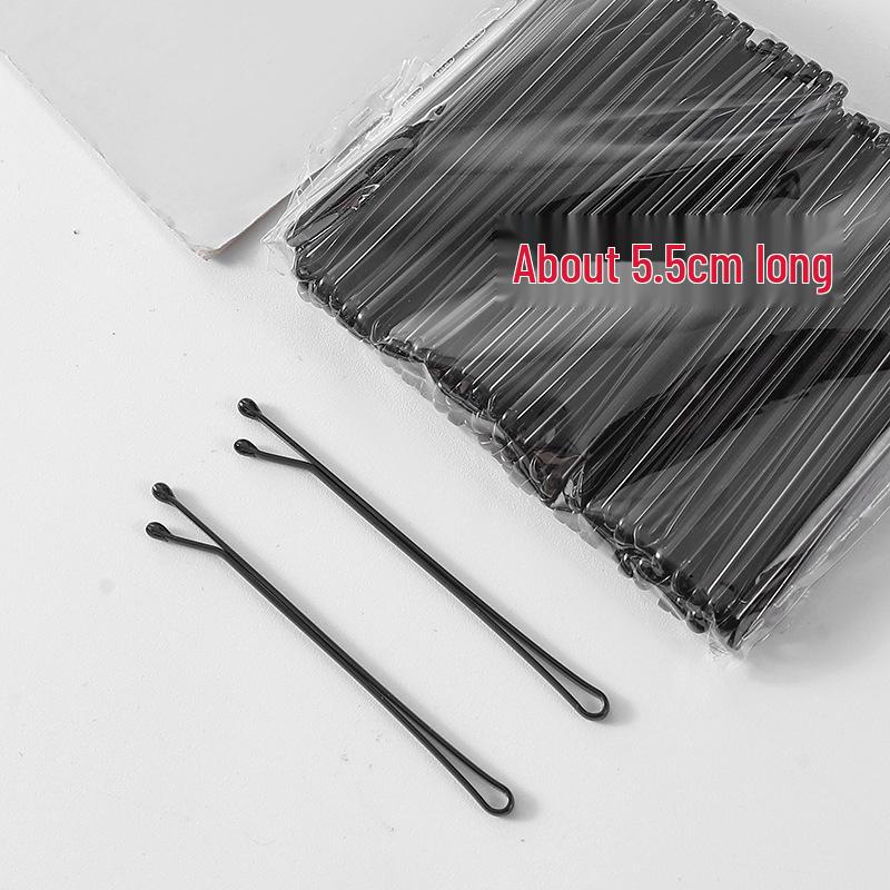 50-200 шт. Черные U-образные шпильки-невидимки и плоские зажимы для волос для укладки волос