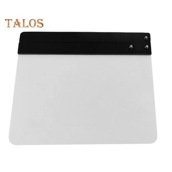 Film Clapper Board Acrylic Dry Erase Slate Colorful Director Video Scene Clapboard Cut Prop Whiteboard Marker Filming Tool for TV Series Studio