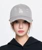 Emelbi Damaged Washed Unstructured Ball Cap La (Grey)