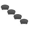 4PCS Wheel Center Caps Rain Proof Exquisite Car Rim Center Hub Cover Cap Decoration for Automobile Modification Glossy