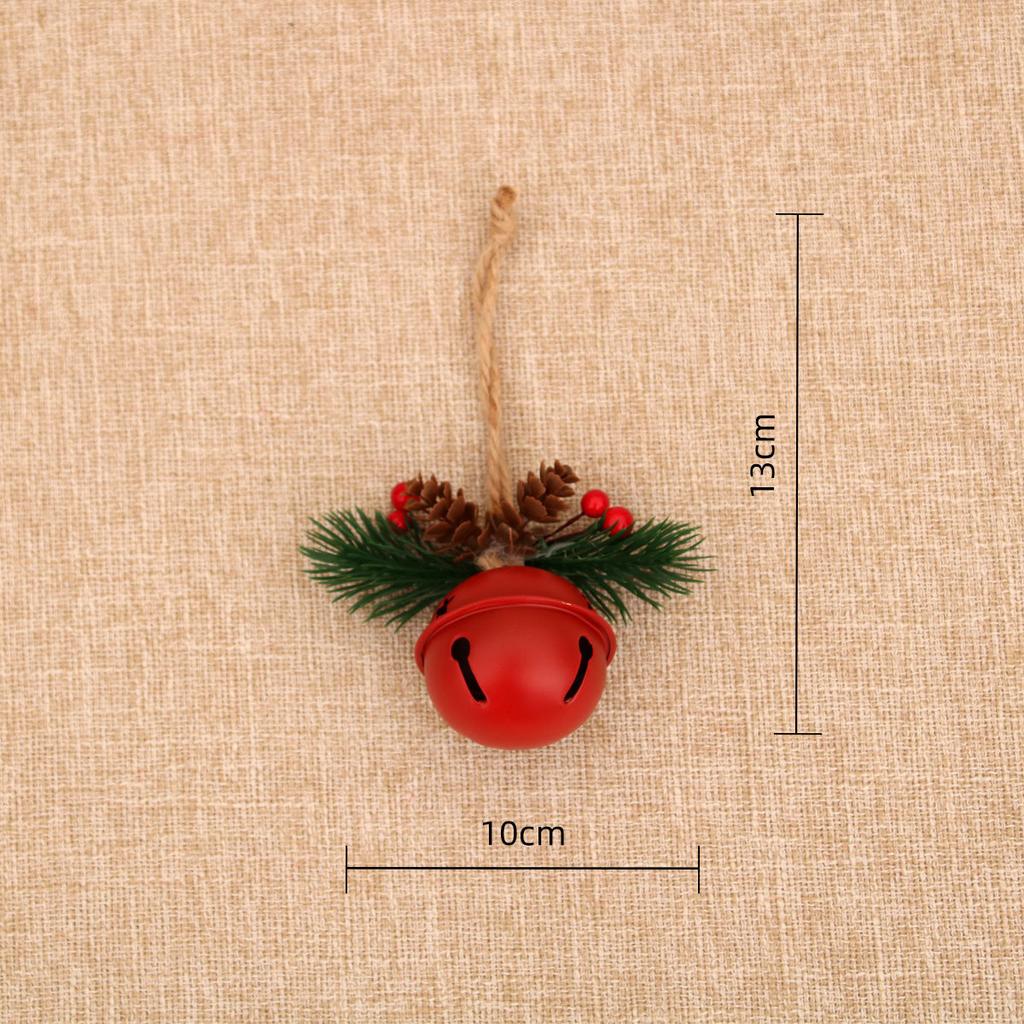 Christmas Bell Hanging Pendant Jingle Bell Christmas Tree Door Wall Hanging Pendant For Christmas Party Decorations Supplies