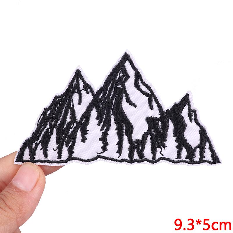 Black Series Letter Embroidered Patches Jackets Backpack Sew Badges Personalized Letter Slogans Iron On Patches For Clothing