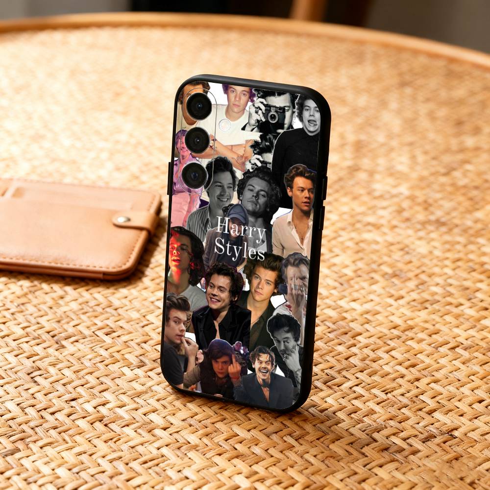 Singer H-Harry-Styles Phone Case For Samsung A73,72,71,53,52,51,22,91,80, Soft Black Cover Samsung a22 4g