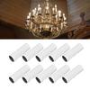 10Pcs E14 Metal Tube for Candle Lamp Holder Lamp Base Lighting Accessories 25x80mm