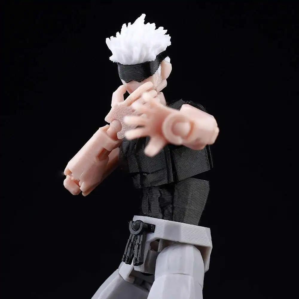 9L3D Gedruckte Jujutsu Kaisen 3D Mini-Figuren, Satoru Gojo & Geto Suguru Action-Modell, Anime PVC Sammlerstatue, Geschenk für Fans