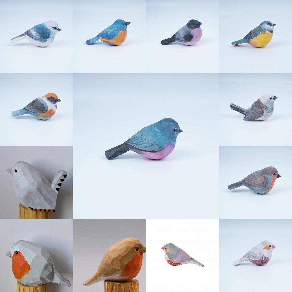 Holz Vogel Dekoration Mit Natürlicher Oberfläche Für Büro Und Zuhause Geschenkideen