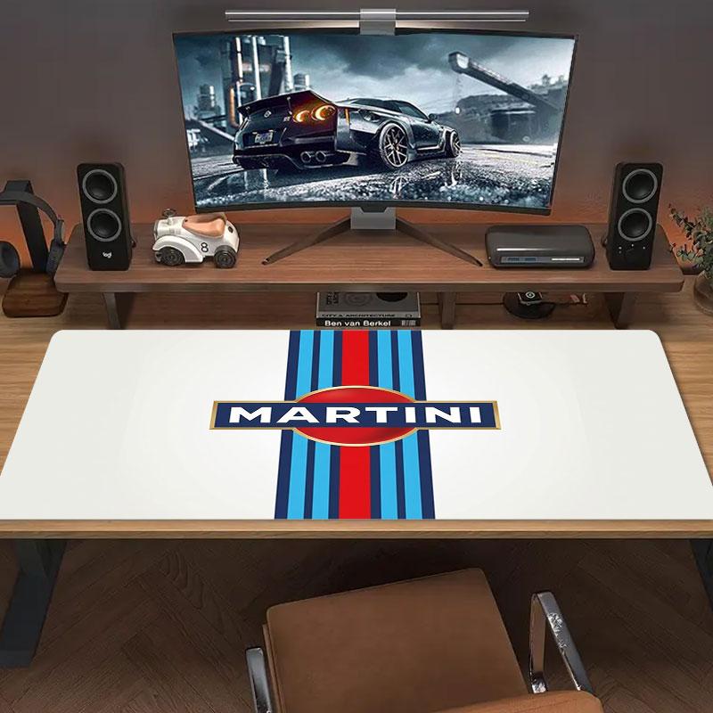 Martini Racing Large Size Mouse Pad Large Gaming Table Cushion Non-slip Laptop Tablet Big Mousepad XXL Mat Mini PC Playmat With Lock edge