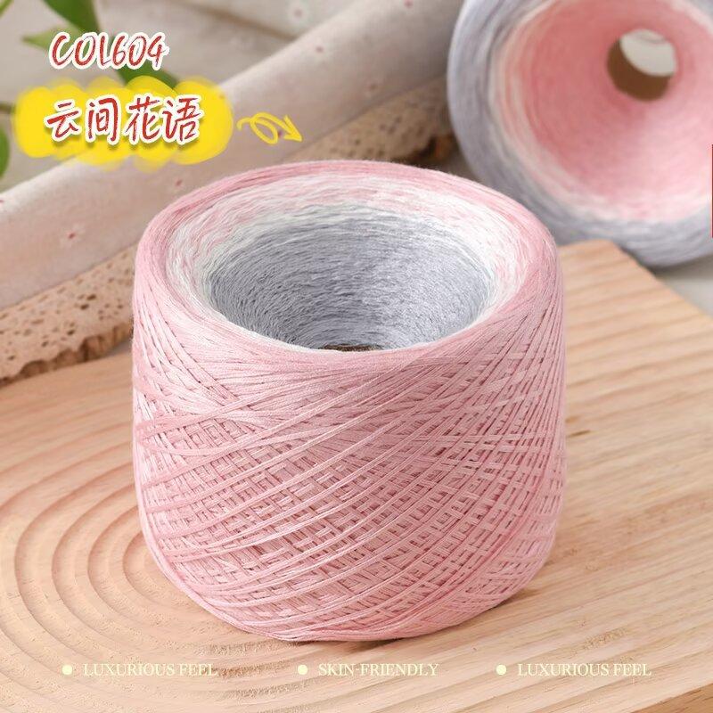 300G Gezwirnte Baumwolle Mischung Fantasie Kuchen Garn Handgemacht DIY Gestrickt Haken Schal Mantel Schal Garn