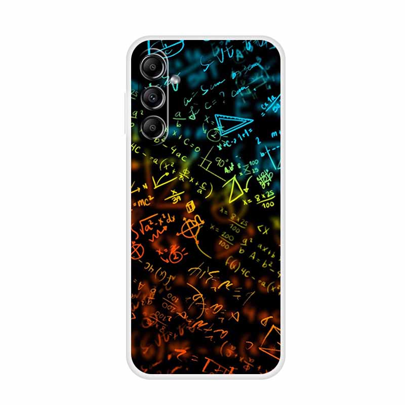 For Samsung Galaxy A14 A34 A54 5G Case Cartoon Soft Silicone TPU Cover Coque for Samsung A54 A34 A24 4G Transparent Clear Capa