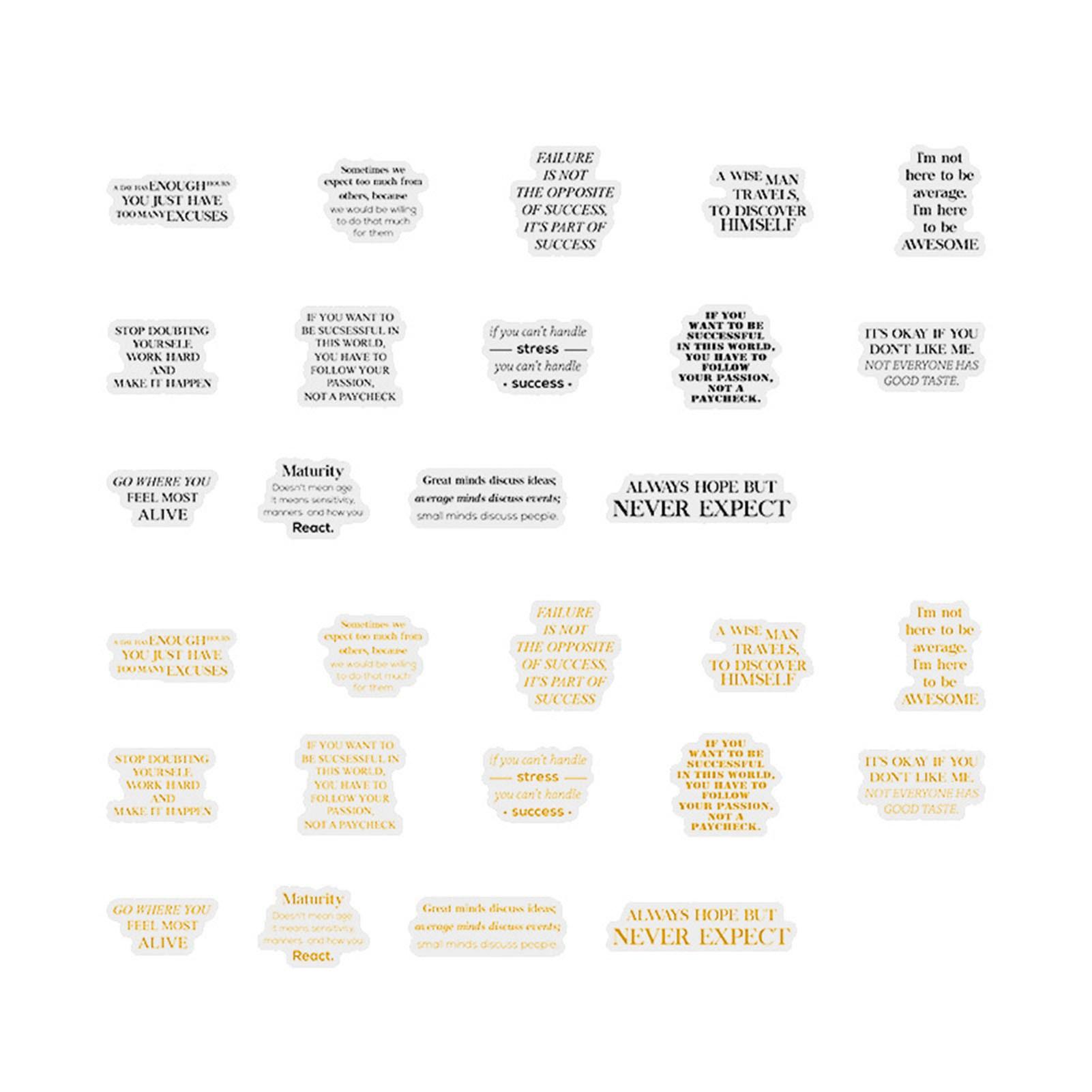 

30 шт. Винтажные английские поэтические наклейки серии Beautiful Day PET наклейки для скрапбукинга поэзия и