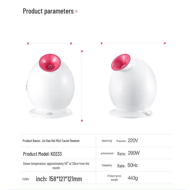 K·SKIN Nano Hot Spray Facial Steamer