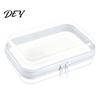 Portable Jewelry Case for Trip Clear Zipper Storage Bag, Durable Hard Shell Case, Pill Box Travel Dustproof Container, Headphones Pills And