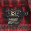 RRL 90s Red 3 Stars Initial Tag Old Long Sleeve Check Shirt Ralph Lauren Men's Used