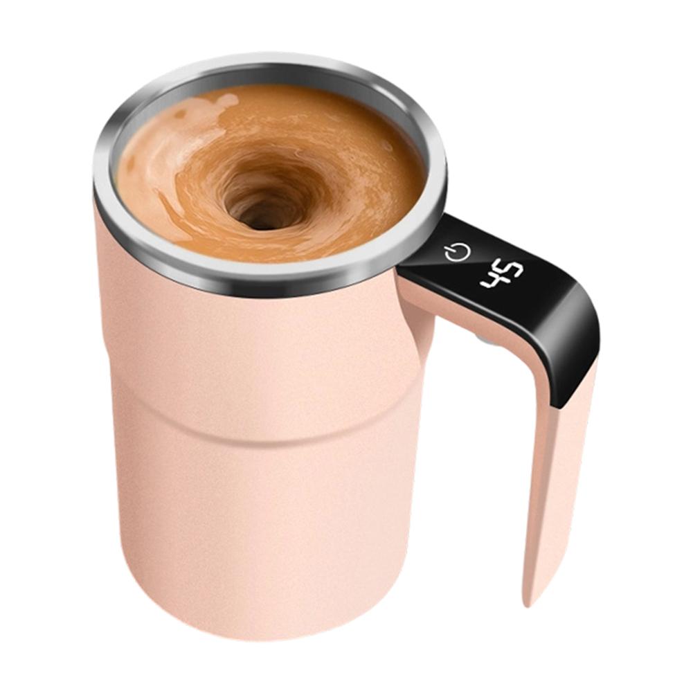 1PC Self Stirring Coffee Mug 380ml Automatic Stirring Cup 13.8*8cm Coffee Cup With Lid Rechargeable Stir With Temp Display