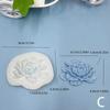 Lotus Gardenia Cake Decorations Silicone Mold Diy Kitchen Baking Handmade Soap Mold Aromatherapy Gypsum Cake Chocolate Mold
