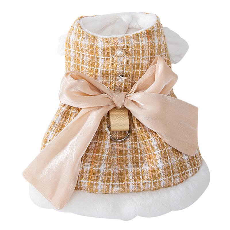 Warme Haustierkleidung, süßer Druckmantel, Hemdjacke für kleine und mittelgroße Hunde, Katzen, Teddy, französische Bulldogge, Chihuahua, Winter-Outfit