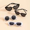1/4pcs Cute Heart Bear Ear Glasses Fashion Accessories for Party Birthday Valentine Day Gift
