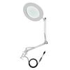 10X Vergrootglas met LED-licht Flexibele Arm Helderheid   3 Kleuren Werkbanklamp met Clip