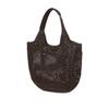 Daks Brown Raffia Twisted Mesh ShouLder Bag L Dcba6e590w3