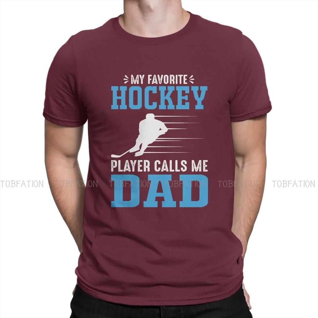 Ice Hockey Tshirt For Unisex Hockey Dad Humor Summer Tee T Shirt Novelty Trendy Fluffy