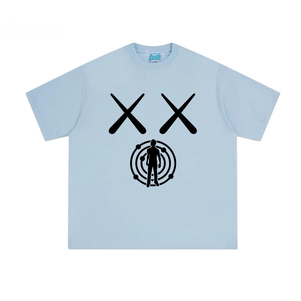 Kid Cudi TShirt Street Hip-hop Rapper Short Sleeve Tees Top Summer 100%Cotton Tshirt  Comfortable Tees