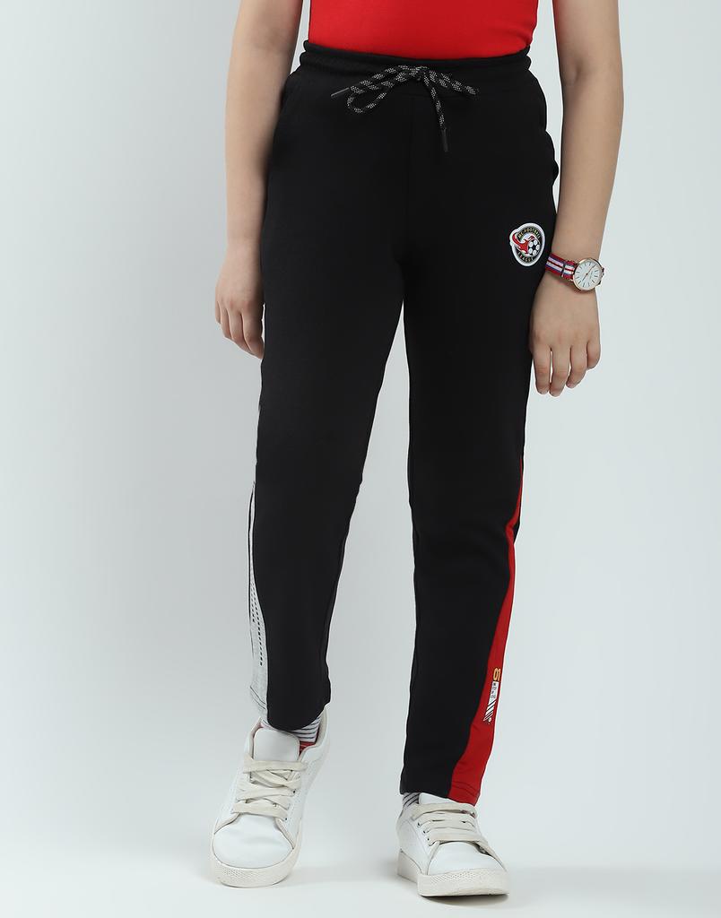 Monte Carlo Boy's Regular Fit Solid Track Pants
