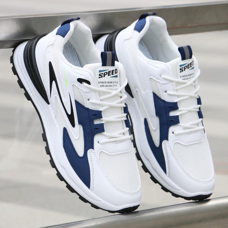 Summer All-match Men's Running Sneakers Breathable Non-slip Damping Casual Sports Shoes Outdoor Soft Vulcanized Shoes Zapatillas