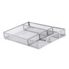 Desk Drawer   with Non Slip Rubber Pads Metal Mesh 5 Compartments Storage Tray for Home and   Use