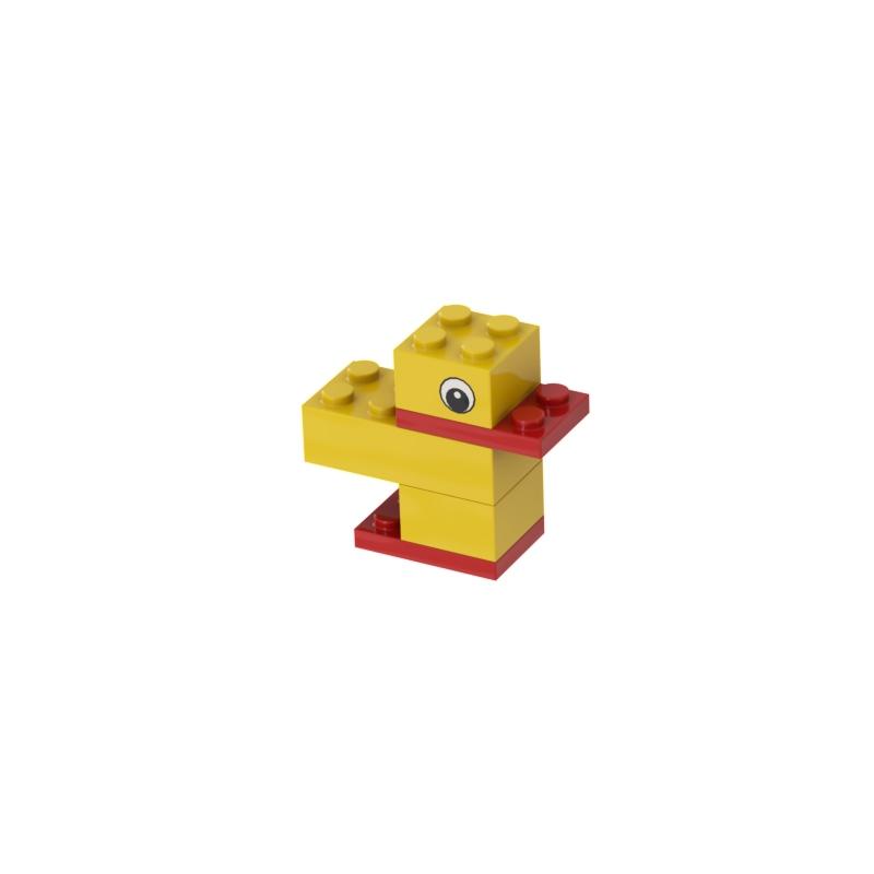 Duck Creating Pieces Playthings Bricks DIY Baby Carriage Youngsters Gifts Custom Build perfect gift for special occasions