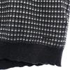 Hugo Boss Cashmere Blend Long Sleeve Sweater M Black X White Knit Men's Used