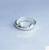 Korean 925 Sterling Silver Plum Blossom Open Ring – Handmade Artistic Floral Design for Women