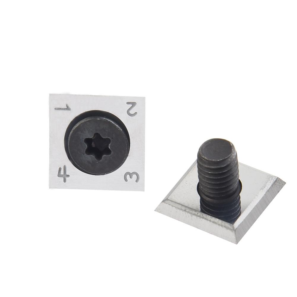 Elektrowerkzeuge Hartmetall-Einsätze Gerade Stirnseite mit Schrauben