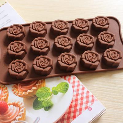 Flower Rose Ford Silicone Cake Decorating Chocolate Wax Melts Mold Baking