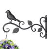 Iron Hanging Bracket Wall Hook Plant Hanger for Bird Feeder Lanterns Flower Brackets Wind Outdoor Decoration