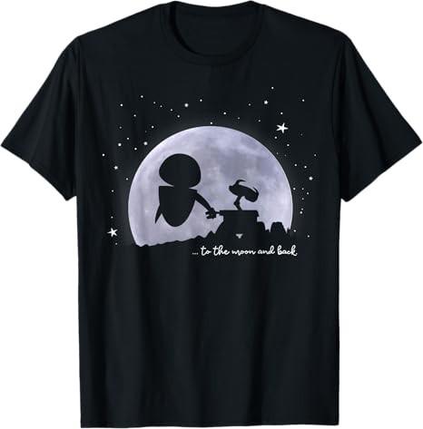 WallE Eve To The Moon And Back TShirt Size S 4XL Gift For Friends S