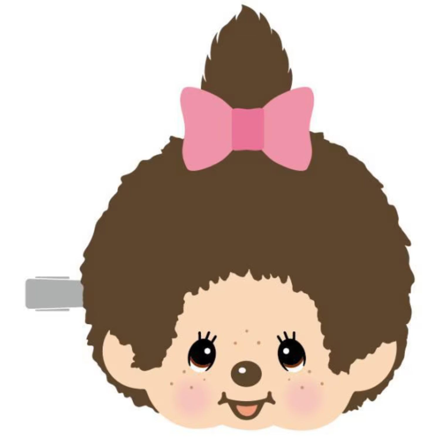 

iPlanning Monchhichi Face Hair Clip K4160B Monchhichi-chan