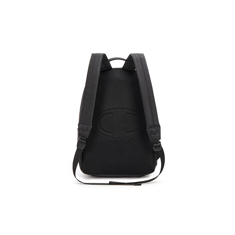 Champion Champ Tracer Backpack 2 Script Logo Leather Label Metal Buckle Fashionable Versatile Trendy Fabric Synthetic Leather Backpack U4AACPU05