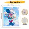 Disney Mickey Flower Paint By Number Kit Number Drawing Canvas DIY Picture Home Decor Disney Cartoon Painting Art Gift For Adults Wall Decor
