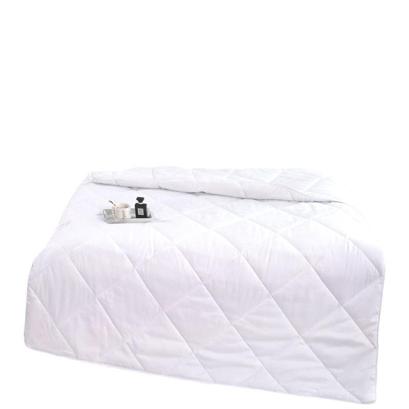 Hotel Summer Washable Pure White Cooling Quilt – Comfortable, Airy Feather Silk Core for Air Conditioning