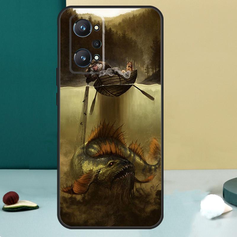 Fishing Gear Fish For Realme GT 7 Pro GT 5 6 6T C67 C61 C55 C53 C51 C21Y C25S C75 10 11 12 13 14 Pro Plus Case