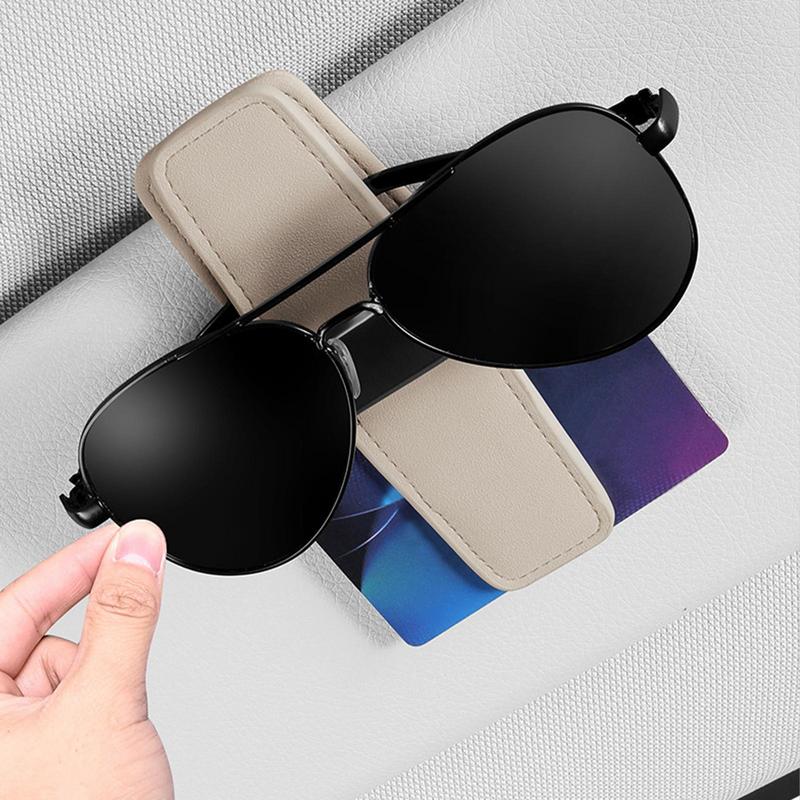 Car Sunglass Holder Clip Automotive Eyewear Storage Auto Visor Glasses Clip For Optical Glasses Polarized Lenses Cards Tickets
