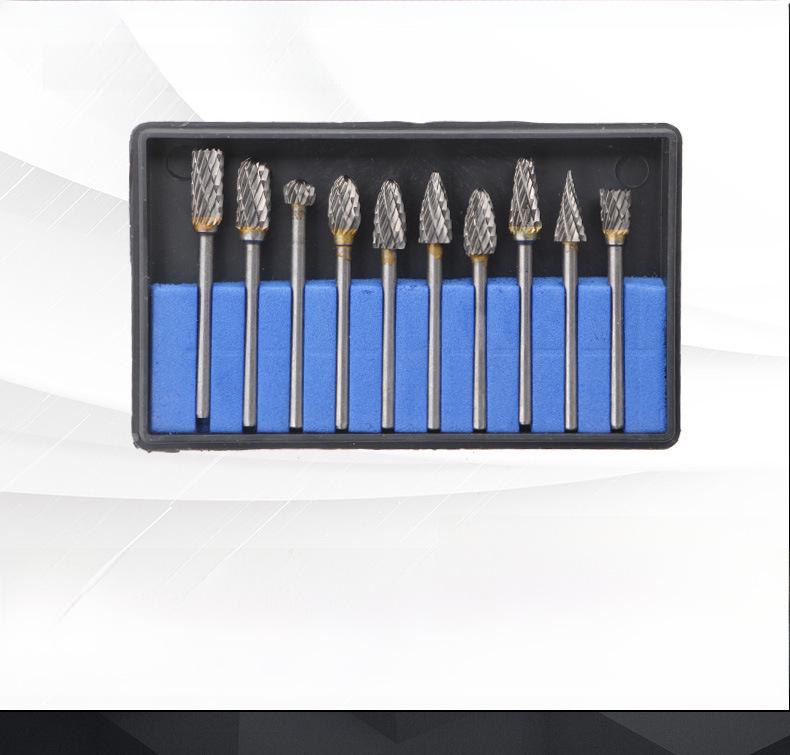 Accesoriu pentru șlefuit cu pile rotative din carbură de tungsten - Cap de freza cu granulație simplă și dublă