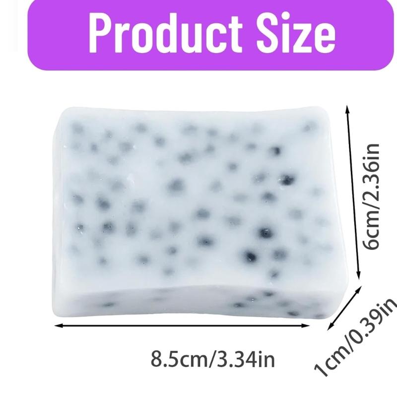 Soft Pimple Popping Fidgets Toy Realistic Texture Stress Relief Sensory Play Portable Desk Toy For Office Home Use