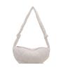 Quilted Puff Bag Padded Nylon Shoulder Bag Casual Nylon Crossbody Bag  Female