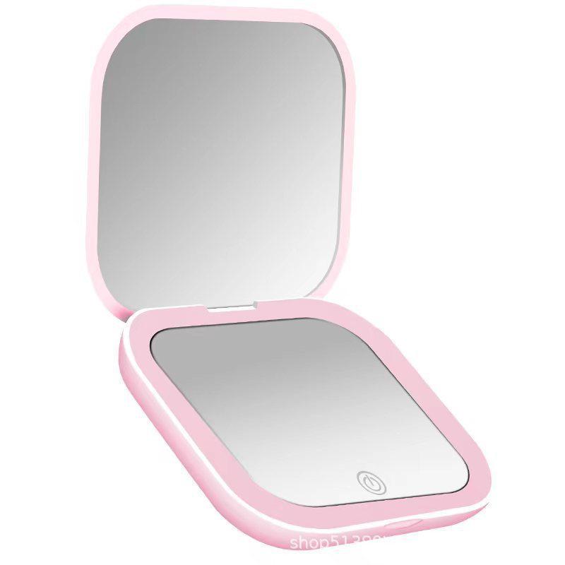 Smart LED Folding Makeup Mirror with Light for Dressing Table