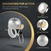 Handheld Wearable Running Bell Silicone Lining Bicycle Bell Portable Handheld Finger Bell