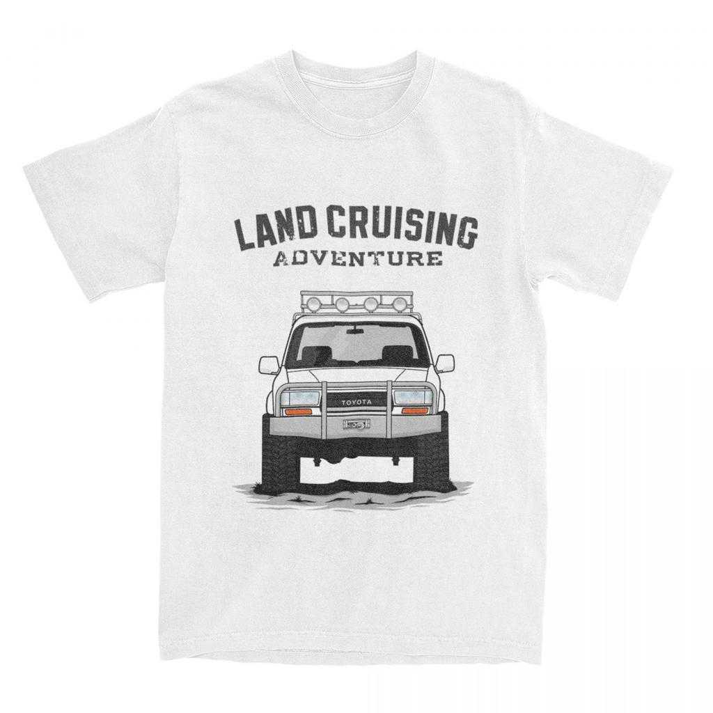 Land Cruiser FJ 80 Series T-Shirts Men Women 100% Cotton Off Road FJ80 Car Landcruising Adventure Tee Shirt Graphic Clothing